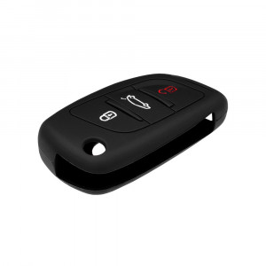 Husa pentru cheie Citroen C2, C3, C4, C5/Peugeot - Techsuit Car Key Case (1021.03) - Black - Img 4