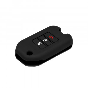 Husa pentru cheie Honda Accord, City, Civic, CR-V - Techsuit Car Key Case (1014.02) - Black - Img 4