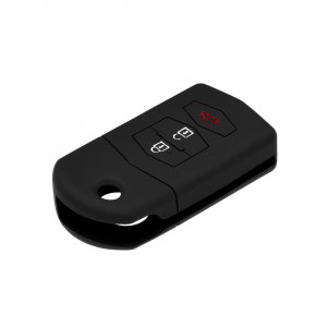 Husa pentru cheie Mazda 2, 3, 5, 6, CX7 - Techsuit Car Key Case (1017.01) - Black - Img 3