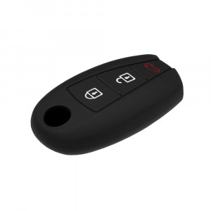 Husa pentru cheie Suzuki SX4 S-Cros, Kizashi, Ciaz - Techsuit Car Key Case (1018.05) - Black - Img 4