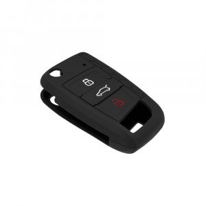 Husa pentru cheie VW Passat, Polo, Caddy, Jetta, Eos - Techsuit Car Key Case (1001.02) - Black - Img 3