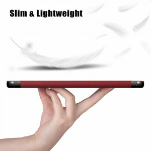 Husa pentru Lenovo Tab M10 Plus TB-X606F - Techsuit FoldPro - Visiniu - Img 2