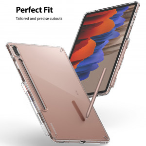 Husa pentru Samsung Galaxy Tab S7 Plus 12.4 T970/T976 - Ringke Fusion - Clear - Img 3