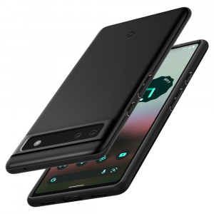 Husa telefon Google Pixel 6a - Spigen Thin Fit - Black - Img 2