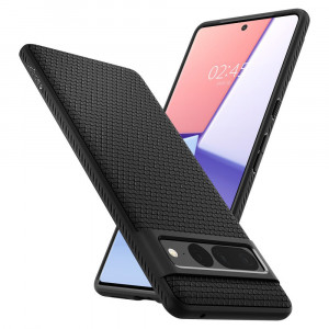 Husa telefon Google Pixel 7 Pro - Spigen Liquid Air - Matte Black - Img 3