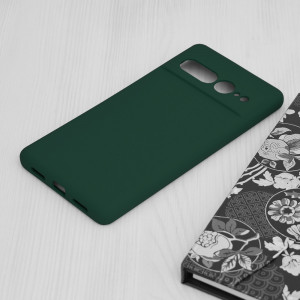 Husa telefon Google Pixel 7 Pro - Techsuit Soft Edge Silicone - Dark Green - Img 3