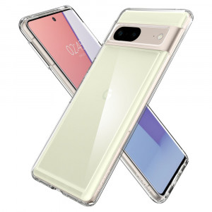 Husa telefon Google Pixel 7 - Spigen Ultra Hybrid - Crystal Clear - Img 4