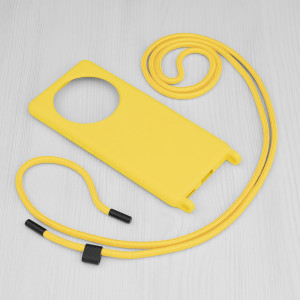 Husa telefon Honor Magic5 Lite - Techsuit Crossbody Lanyard - Yellow - Img 2