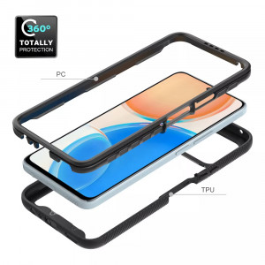 Husa telefon Honor X8 4G + Folie - Techsuit Defense360 Pro - Black - Img 4