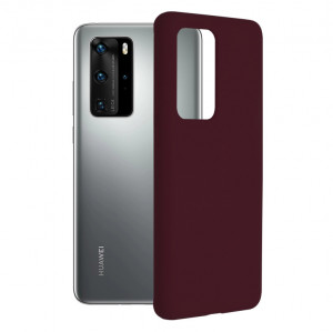 Husa telefon Huawei P40 Pro - Techsuit Soft Edge Silicone - Plum Violet - Img 1