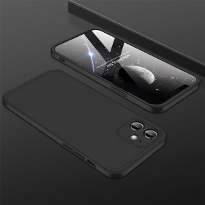Husa telefon Iphone 12 + Folie - GKK 360 - Black - Img 3