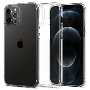 Husa telefon iPhone 12 Pro Max - Spigen Ultra Hybrid - Clear