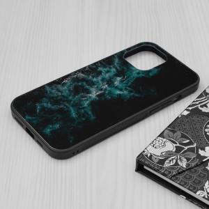 Husa telefon iPhone 12 Pro Max - Techsuit Glaze Series - Blue Nebula - Img 3