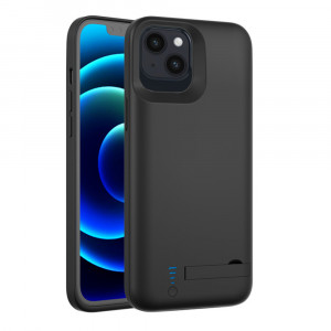 Husa telefon iPhone 13 / 13 Pro / 14 cu Baterie de 5000mAh - Techsuit Power Pro - Black - Img 1