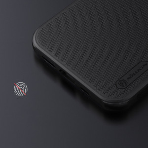 Husa telefon iPhone 13 mini - Nillkin Super Frosted Shield Pro - Black - Img 3