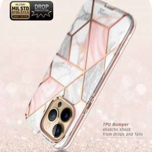 Husa telefon iPhone 13 Pro Max - I-Blason Cosmo - Marble - Img 4