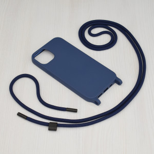 Husa telefon iPhone 13 - Techsuit Crossbody Lanyard - Blue - Img 2