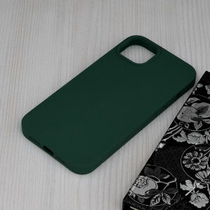 Husa telefon iPhone 14 Plus - Techsuit Soft Edge Silicone - Dark Green - Img 3
