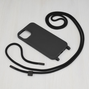 Husa telefon iPhone 14 - Techsuit Crossbody Lanyard - Black - Img 2