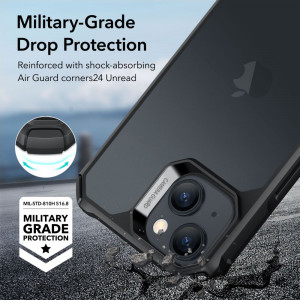 Husa telefon iPhone 15 - ESR Air Armor - Frosted Black - Img 4