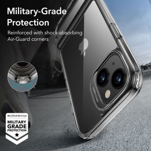 Husa telefon iPhone 15 Plus - ESR Air Shield Boost Kickstand - Clear - Img 3