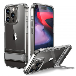 Husa telefon iPhone 15 Pro Max - ESR Air Shield Boost Kickstand - Clear
