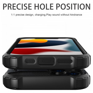 Husa telefon iPhone 15 Pro Max - Techsuit Hybrid Armor - Black - Img 4