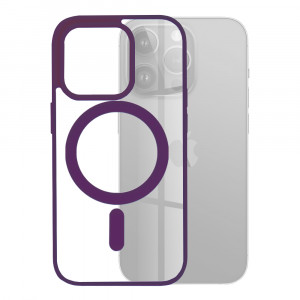 Husa telefon iPhone 15 Pro - Techsuit MagSafe Pro - Purple - Img 1