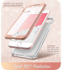 Husa telefon iPhone 7 / 8 / SE 2, SE 2020 / SE 3, SE 2022 - I-Blason Cosmo - Marble - Img 2