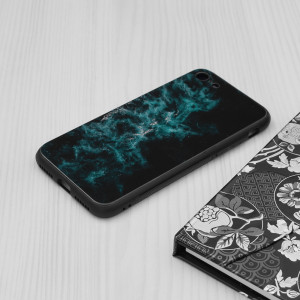 Husa telefon iPhone 7 / 8 / SE 2, SE 2020 / SE 3, SE 2022 - Techsuit Glaze Series - Blue Nebula - Img 3