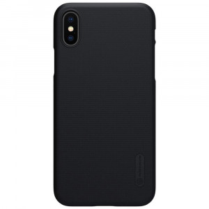 Husa telefon iPhone X / XS - Nillkin Super Frosted Shield - Black - Img 1