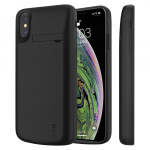 Husa telefon iPhone XS Max cu Baterie de 6000mAh - Techsuit Power Pro - Black - Img 3