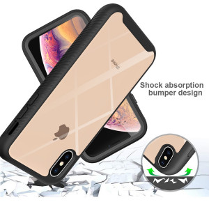 Husa telefon iPhone XS Max + Folie - Techsuit Defense360 Pro - Black - Img 2