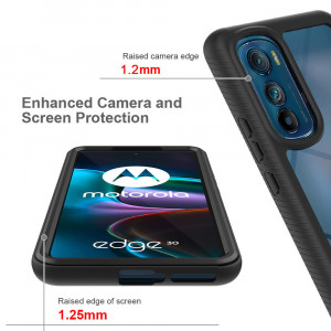 Husa telefon Motorola Edge 30 + Folie - Techsuit Defense360 Pro - Black - Img 4