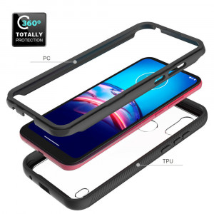 Husa telefon Motorola Moto E6i / Moto E6s 2020 + Folie - Techsuit Defense360 Pro - Black - Img 3