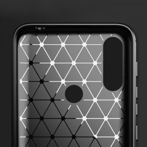 Husa telefon Motorola Moto E7 Power / Moto E7i Power - Techsuit Carbon Silicone - Black - Img 3
