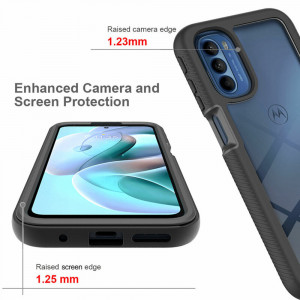 Husa telefon Motorola Moto G51 5G + Folie - Techsuit Defense360 Pro - Black - Img 4
