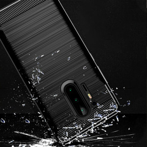 Husa telefon OnePlus 8 Pro - Techsuit Carbon Silicone - Black - Img 3