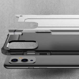 Husa telefon OnePlus 9 - Techsuit Hybrid Armor - Black - Img 3