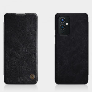 Husa telefon OnePlus 9R - Nillkin QIN Leather Case - Black - Img 3