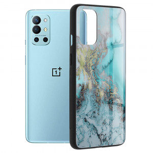 Husa telefon OnePlus 9R - Techsuit Glaze Series - Blue Ocean - Img 1