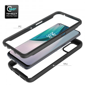Husa telefon Oneplus Nord N10 5G + Folie - Techsuit Defense360 Pro - Black - Img 2