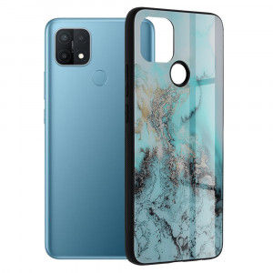 Husa telefon Oppo A15 / A15s - Techsuit Glaze Series - Blue Ocean - Img 1
