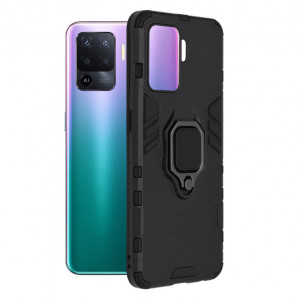 Husa telefon Oppo A94 4G / Reno5 Lite 4G - Techsuit Silicone Shield - Black - Img 1