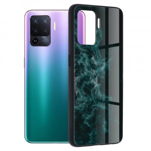 Husa telefon Oppo A94 4G / Reno5 Lite - Techsuit Glaze Series - Blue Nebula - Img 1