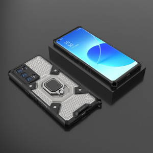 Husa telefon Oppo Reno6 Pro 5G (Snapdragon) - Techsuit Honeycomb Armor - Black - Img 3
