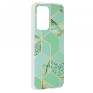 Husa telefon Oppo Reno7 5G / Find X5 Lite 5G - Techsuit Marble Series - Green Hex - Img 2