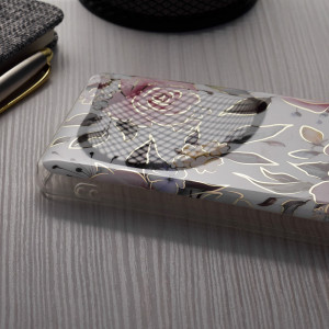Husa telefon Oppo Reno8 - Techsuit Marble Series - Chloe White - Img 3