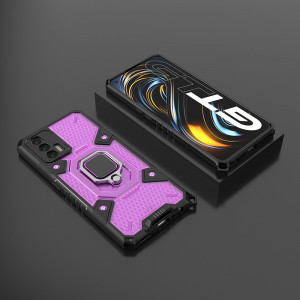 Husa telefon Realme GT 5G - Techsuit Honeycomb Armor - Rose -Violet - Img 3