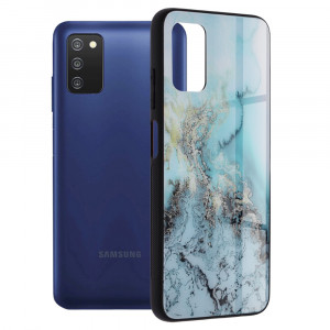 Husa telefon Samsung Galaxy A03s - Techsuit Glaze Series - Blue Ocean - Img 1